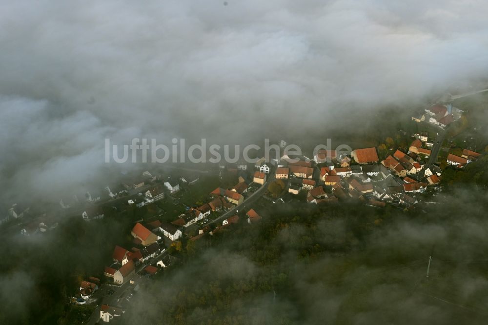 Luftbild Reiffelbach - Nebel- und Wolken- Schicht in Reiffelbach im Bundesland Rheinland-Pfalz, Deutschland