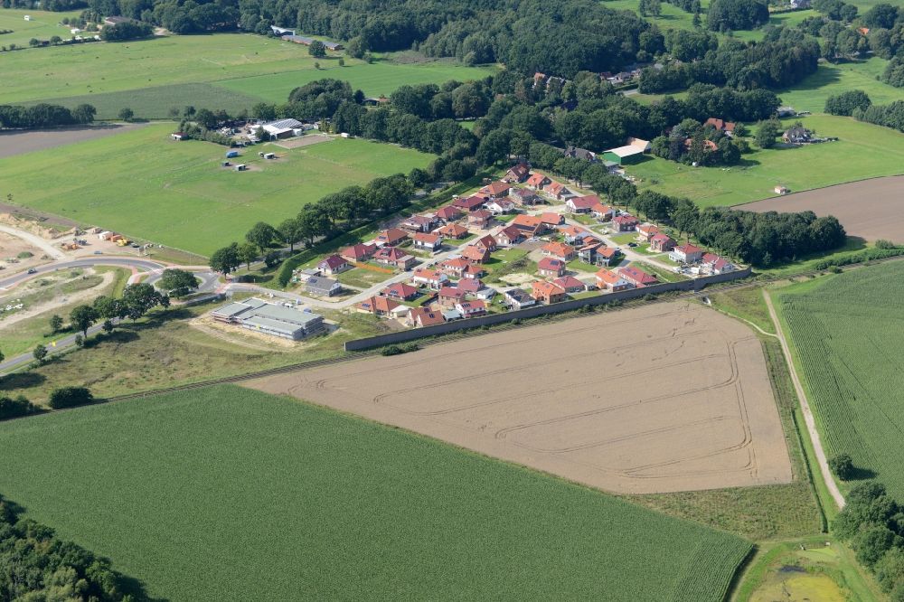 Stade von oben - Neubau- Baustelle Heidesiedlung Riensförde in Stade im Bundesland Niedersachsen, Deutschland