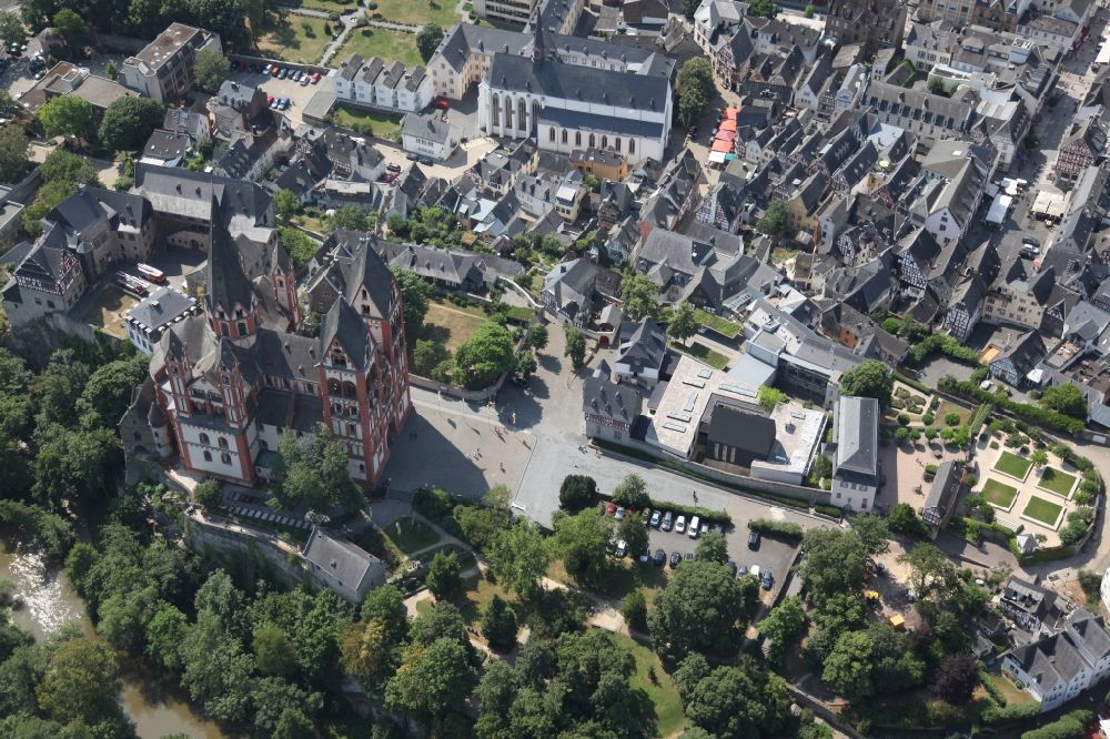 Luftbild Limburg an der Lahn - Neubau der bischöflichen Residenz am Limburger Dom in Limburg im Bundesland Hessen