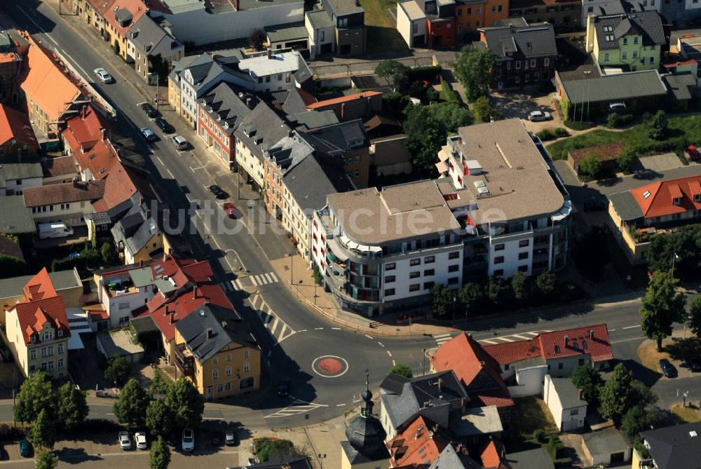 Luftaufnahme Saalfeld/Saale - Neubau am Blankenburger Tor in Saalfeld im Bundesland Thüringen