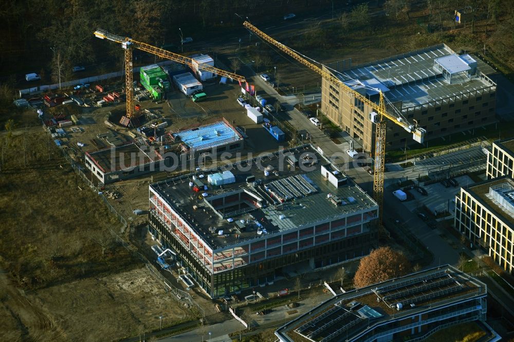 Luftbild Potsdam - Neubau eines Büro- und Geschäftshauses Cube³ | THINK CAMPUS der Jungfernsee Baumanagement GmbH in Potsdam im Bundesland Brandenburg, Deutschland
