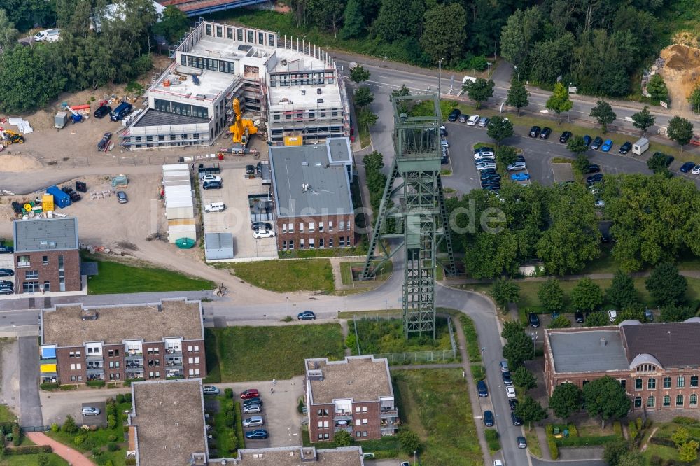 Luftbild Oberhausen - Neubau eines Büro- und Geschäftshauses Haus der Grünen Verbände in Oberhausen im Bundesland Nordrhein-Westfalen, Deutschland
