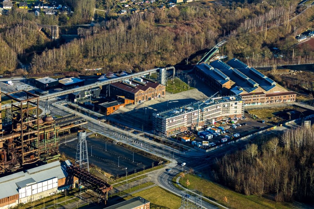 Luftbild Dortmund - Neubau eines Büro- und Geschäftshauses Phoenixwerk BT II Dortmund im Ortsteil Hörde in Dortmund im Bundesland Nordrhein-Westfalen, Deutschland