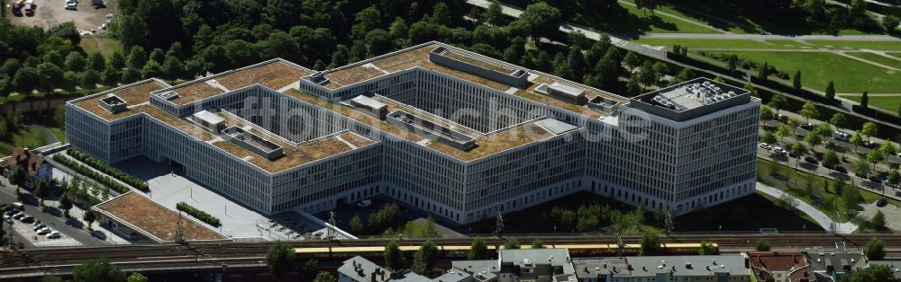 Berlin aus der Vogelperspektive: Neubau des Bundesministeriums des Innern / Innenministerium in Berlin Moabit