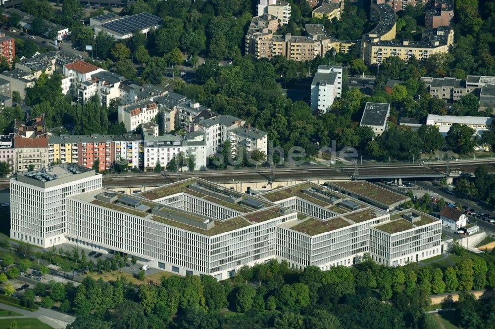 Luftaufnahme Berlin - Neubau des Bundesministeriums des Innern / Innenministerium in Berlin Moabit