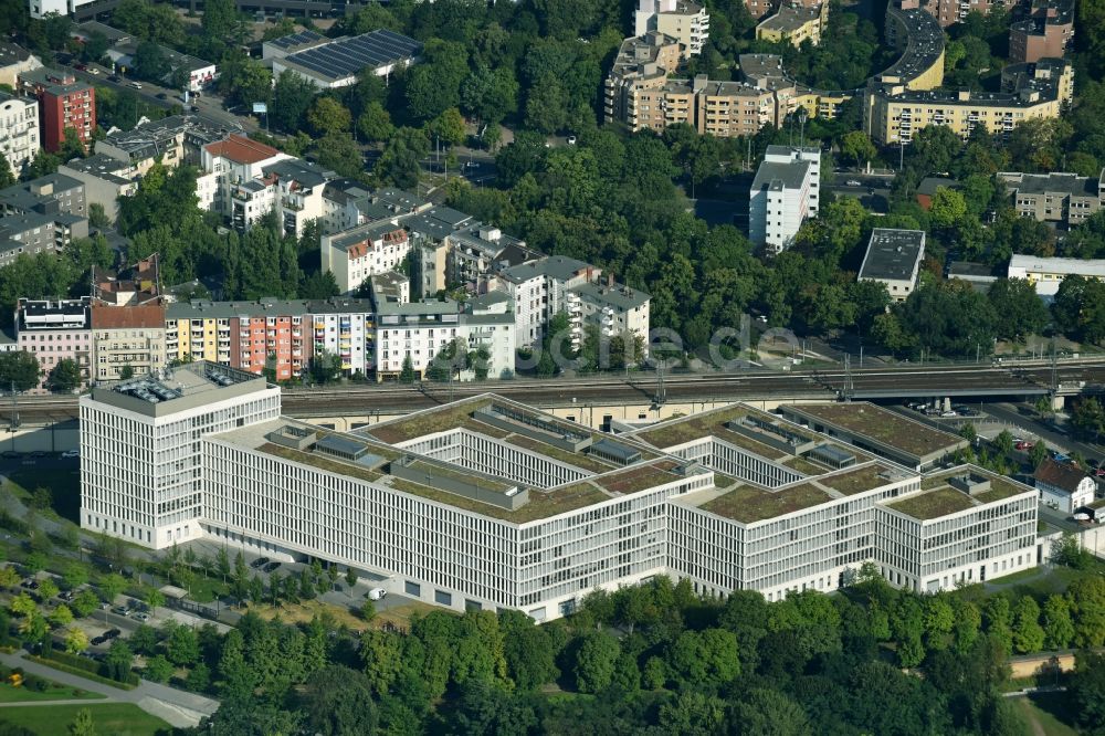 Berlin von oben - Neubau des Bundesministeriums des Innern / Innenministerium in Berlin Moabit