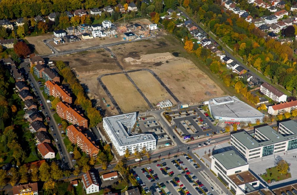Luftbild Hamm - Neubau des Campus der Hochschule Hamm-Lippstadt in Hamm im Bundesland Nordrhein-Westfalen
