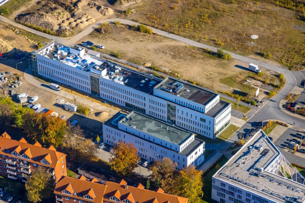 Hamm aus der Vogelperspektive: Neubau des Campus der Hochschule Hamm-Lippstadt in Hamm im Bundesland Nordrhein-Westfalen