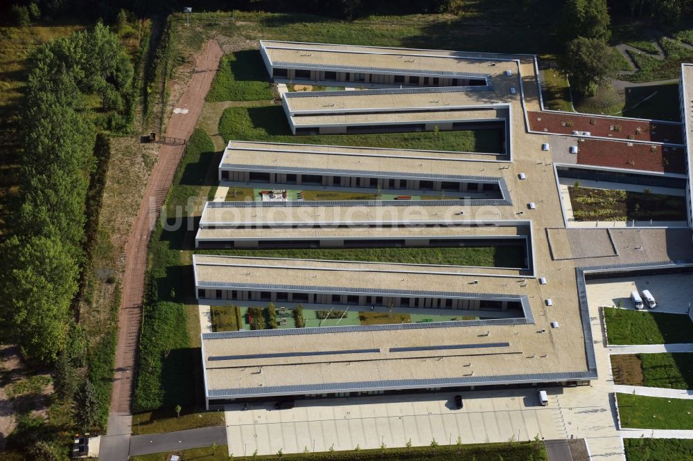 Chemnitz von oben - Neubau der Chemnitzer Körperbehindertenschule in Chemnitz im Bundesland Sachsen