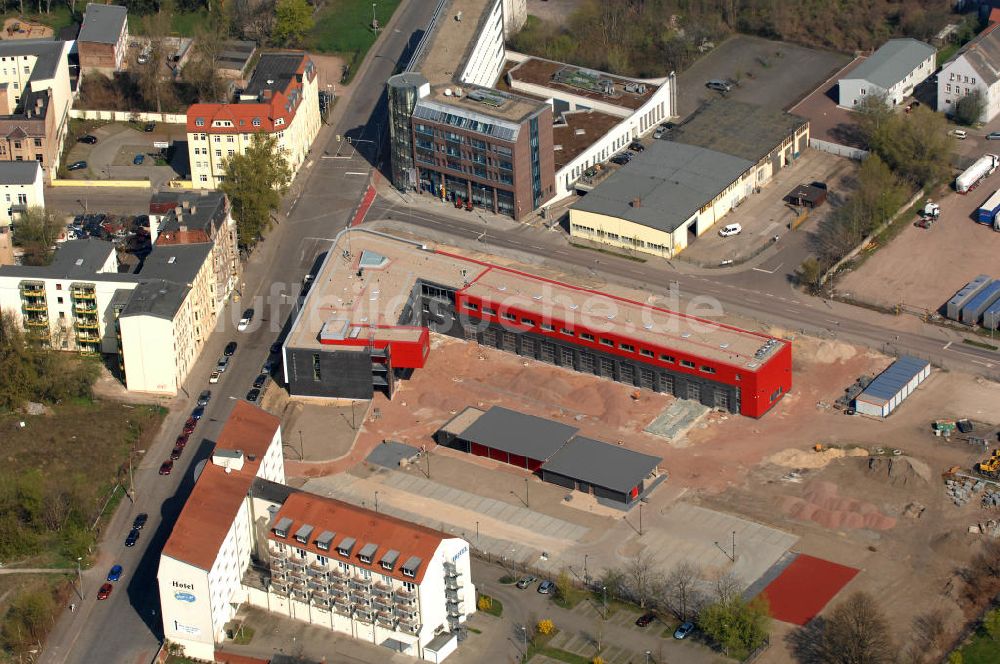 Luftaufnahme Magdeburg - Neubau Feuerwache Nord in Magdeburg