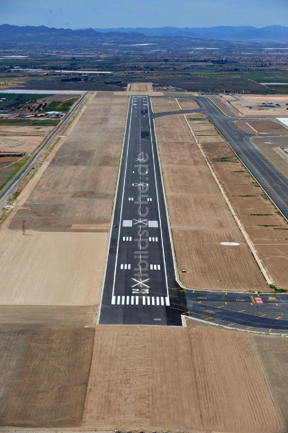 Luftaufnahme MURCIA CORVERA - Neubau Flughafen Murcia Corvera in der Region Murcia in Spanien