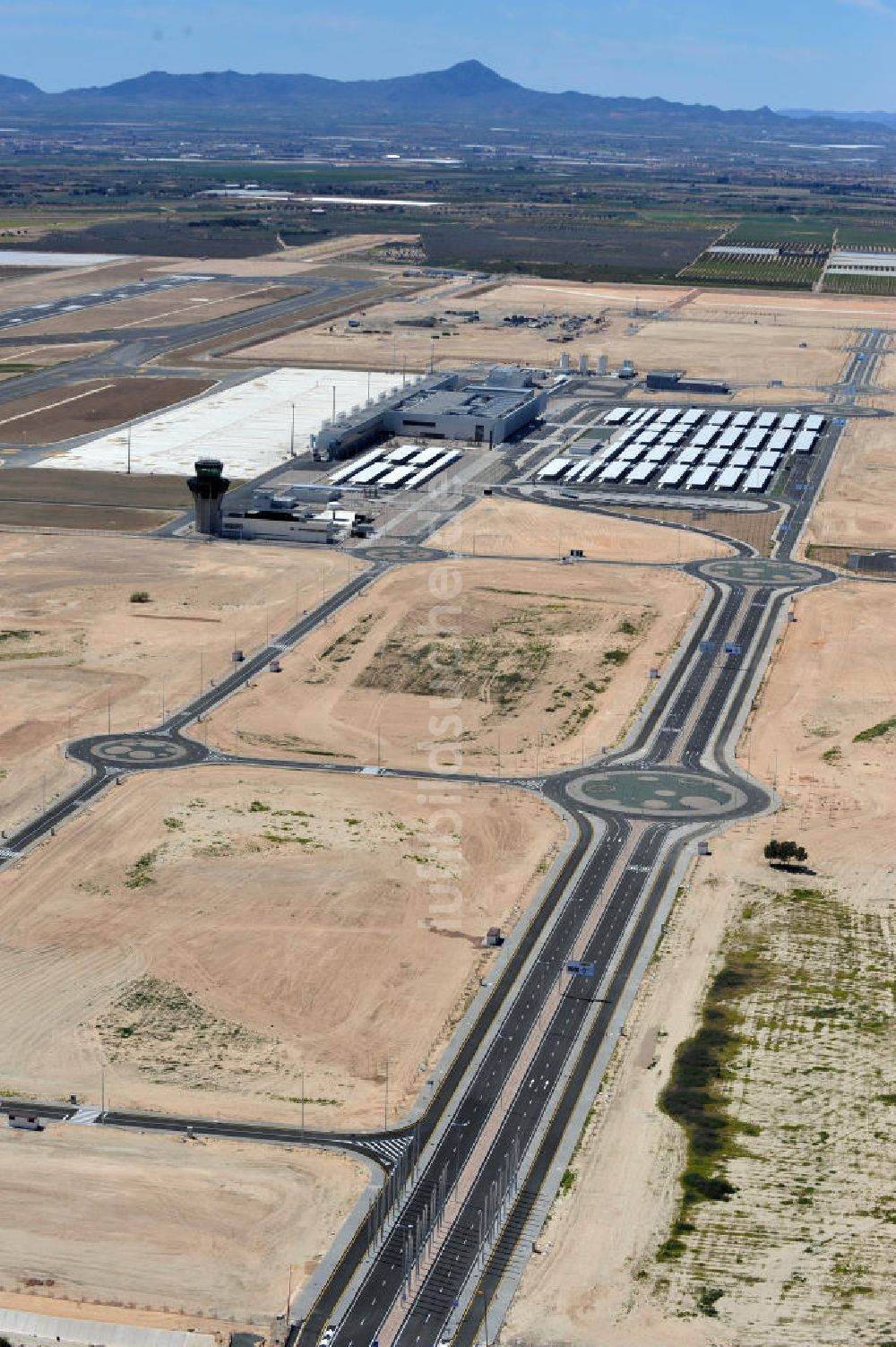 Luftbild MURCIA CORVERA - Neubau Flughafen Murcia Corvera in der Region Murcia in Spanien