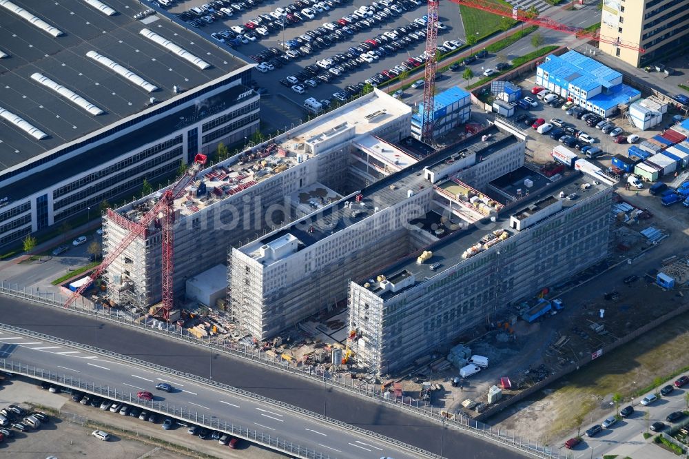 Luftaufnahme Bremen - Neubau des Forschungs- und Technologiezentrum EcoMaT an der Cornelius-Edzard-Straße im Ortsteil Neustadt in Bremen, Deutschland
