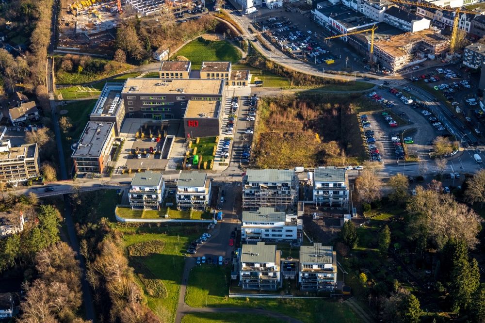 Luftaufnahme Heiligenhaus - Neubau des Grüner Campus Velbert/Heiligenhaus der Hochschule Bochum in Heiligenhaus im Bundesland Nordrhein-Westfalen