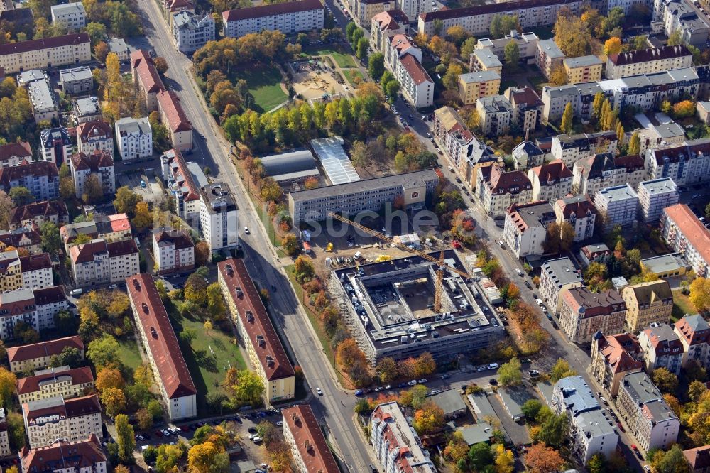 Luftaufnahme Leipzig Neubau der 3. Grundschule an der