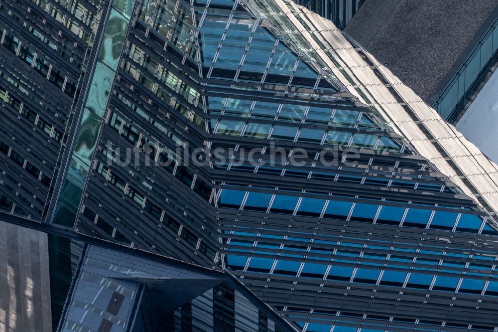 Luftaufnahme Leipzig - Neubau des Hauptgebäudes der Universität UNI Leipzig im Bundesland Sachsen