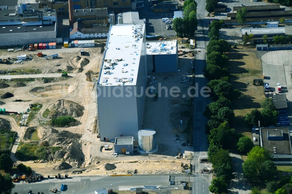 Luftaufnahme Uelzen - Neubau eines Hochregal- Lager-Gebäudekomplex und Logistikzentrum in Uelzen im Bundesland Niedersachsen, Deutschland