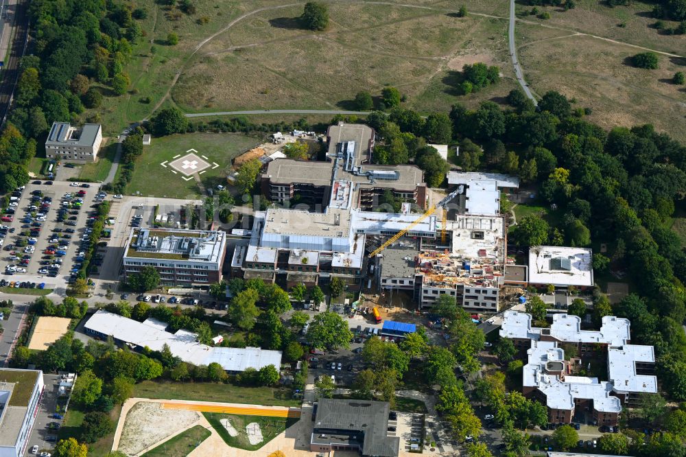Luftaufnahme Hannover - Neubau eines Klinik- Gebäudekomplexes in Hannover im Bundesland Niedersachsen, Deutschland