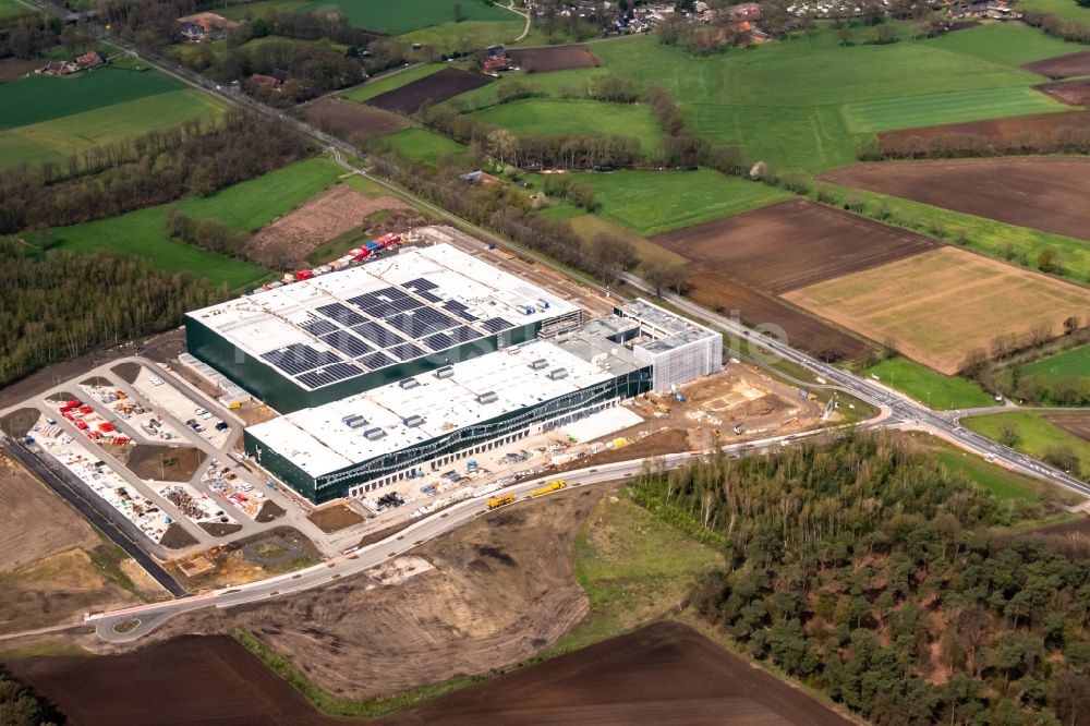 Luftbild Dorsten - Neubau des Logistikzentrums der Levi Strauss & Co. Europe in Dorsten im Bundesland Nordrhein-Westfalen, Deutschland