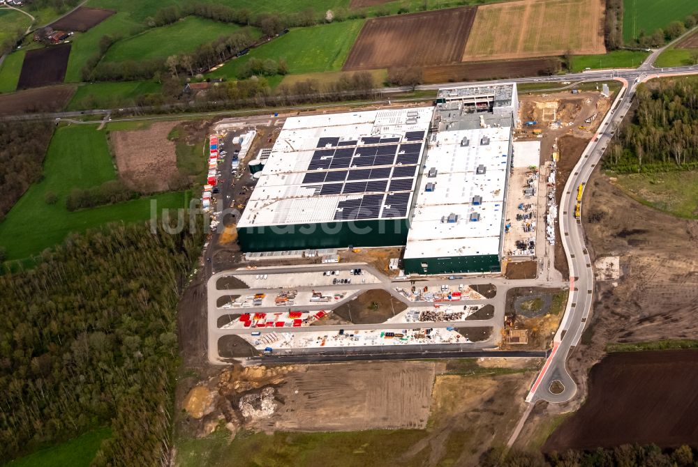 Luftaufnahme Dorsten - Neubau des Logistikzentrums der Levi Strauss & Co. Europe in Dorsten im Bundesland Nordrhein-Westfalen, Deutschland
