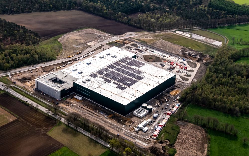 Luftbild Dorsten - Neubau des Logistikzentrums der Levi Strauss & Co. Europe in Dorsten im Bundesland Nordrhein-Westfalen, Deutschland