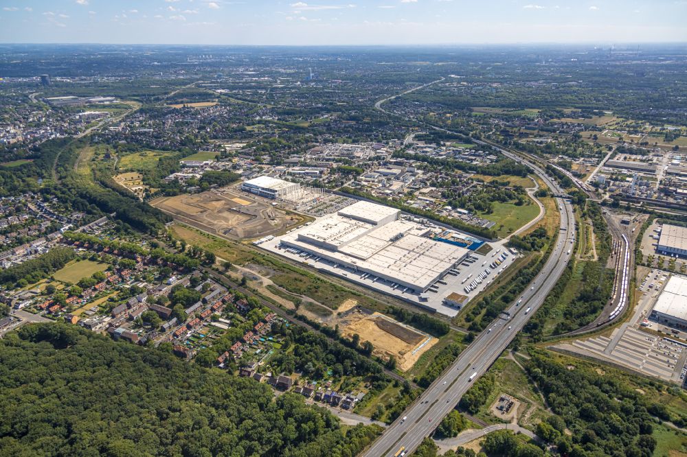 Luftbild Oberhausen - Neubau des Logistikzentrums des Online Supermarkt Picnic in Oberhausen im Bundesland Nordrhein-Westfalen, Deutschland