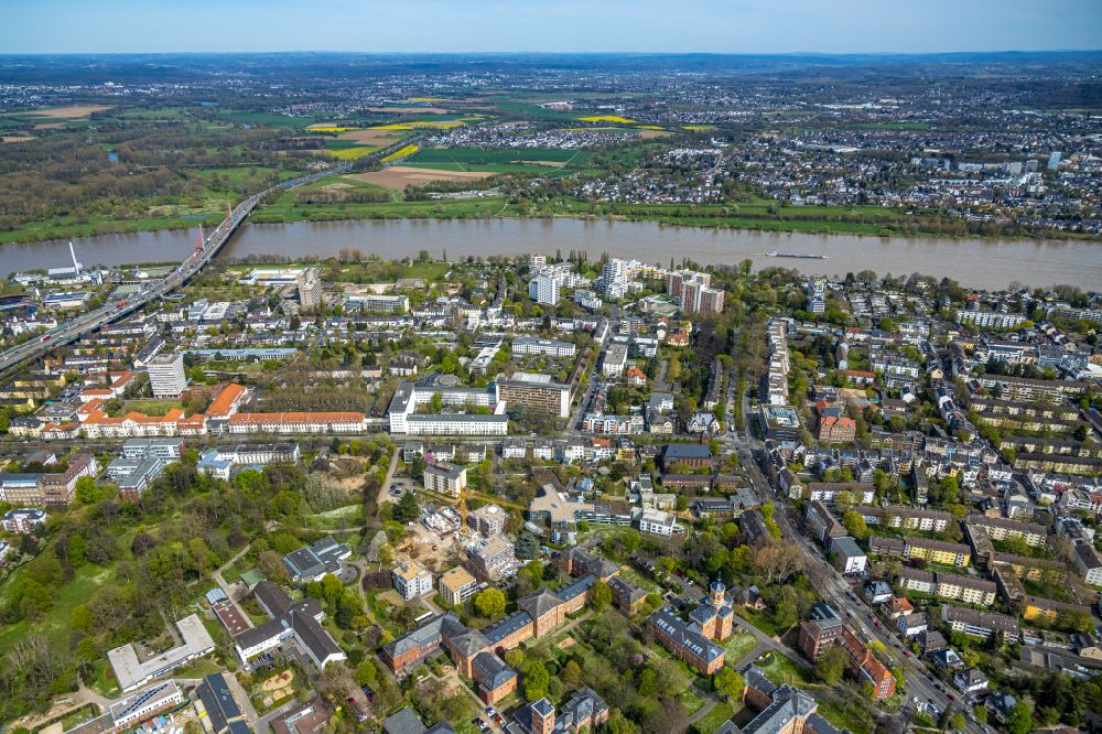 Luftbild Bonn - Neubau einer Mehrfamilienhaus-Wohnanlage Castell-Park in Bonn im Bundesland Nordrhein-Westfalen, Deutschland