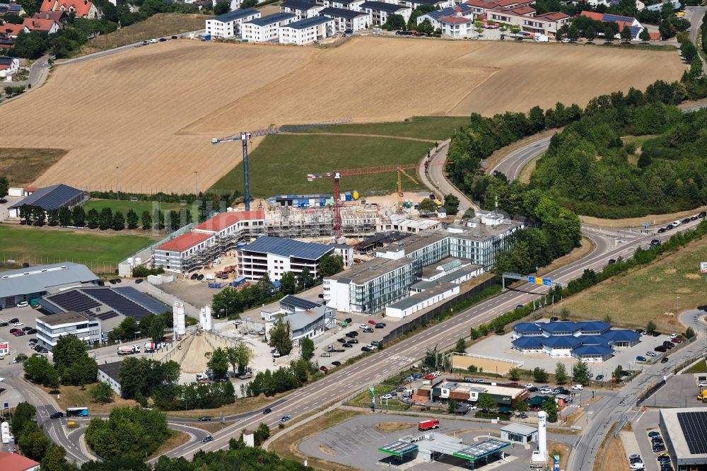 Luftbild Pentling - Neubau einer Mehrfamilienhaus-Wohnanlage Mein Kaiserhof in Pentling im Bundesland Bayern, Deutschland