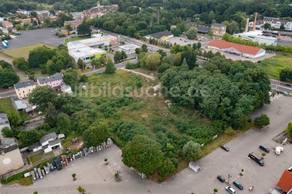 Luftaufnahme Eberswalde - Neubau einer Mehrfamilienhaus-Wohnanlage Wohnpark Finowtal in Eberswalde im Bundesland Brandenburg, Deutschland