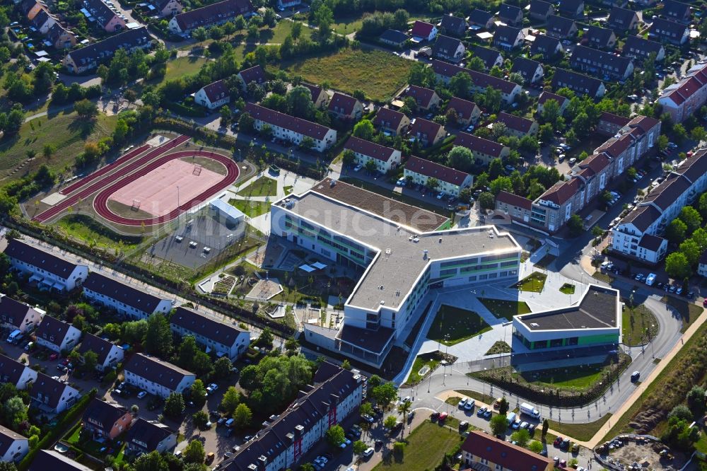 Luftbild Hönow - Neubau OTZ Ortsteilzentrum in Hönow im Bundesland Brandenburg, Deutschland