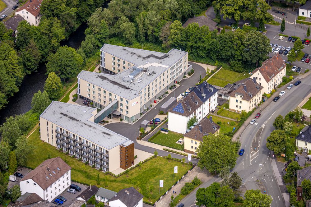 Luftbild Arnsberg - Neubau eines Pflegezentrums in Arnsberg im Bundesland Nordrhein-Westfalen, Deutschland