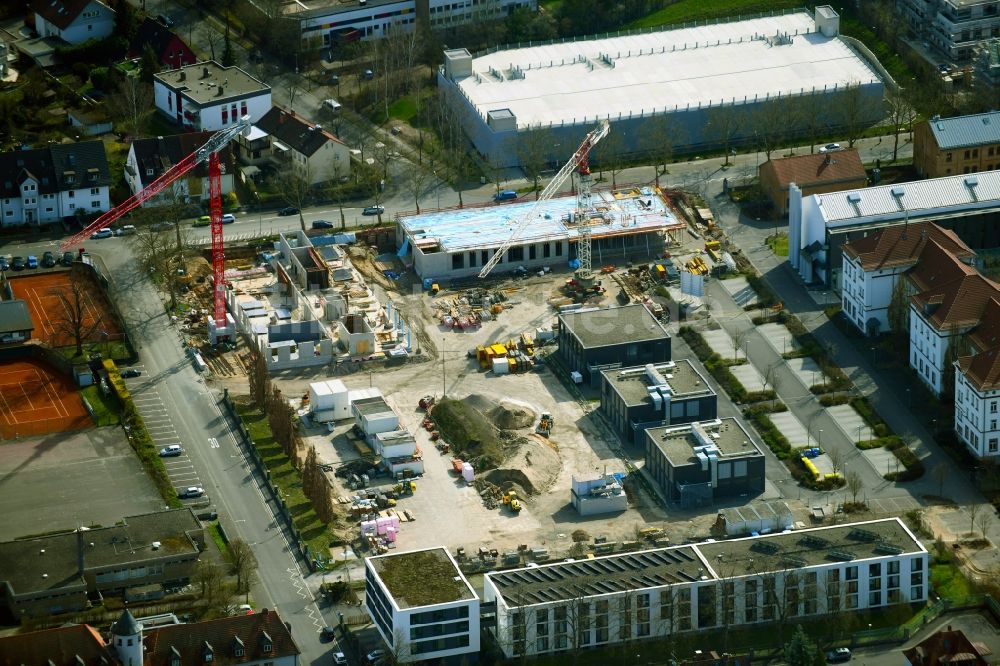 Luftbild Aschaffenburg - Neubau des Rechenzentrums am Bessenbacher Weg in Aschaffenburg im Bundesland Bayern, Deutschland