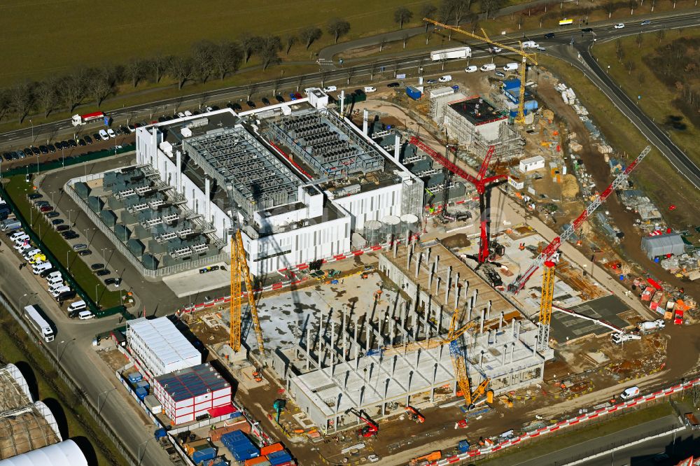 Luftbild Mittenwalde - Neubau des Rechenzentrums in Mittenwalde im Bundesland Brandenburg, Deutschland