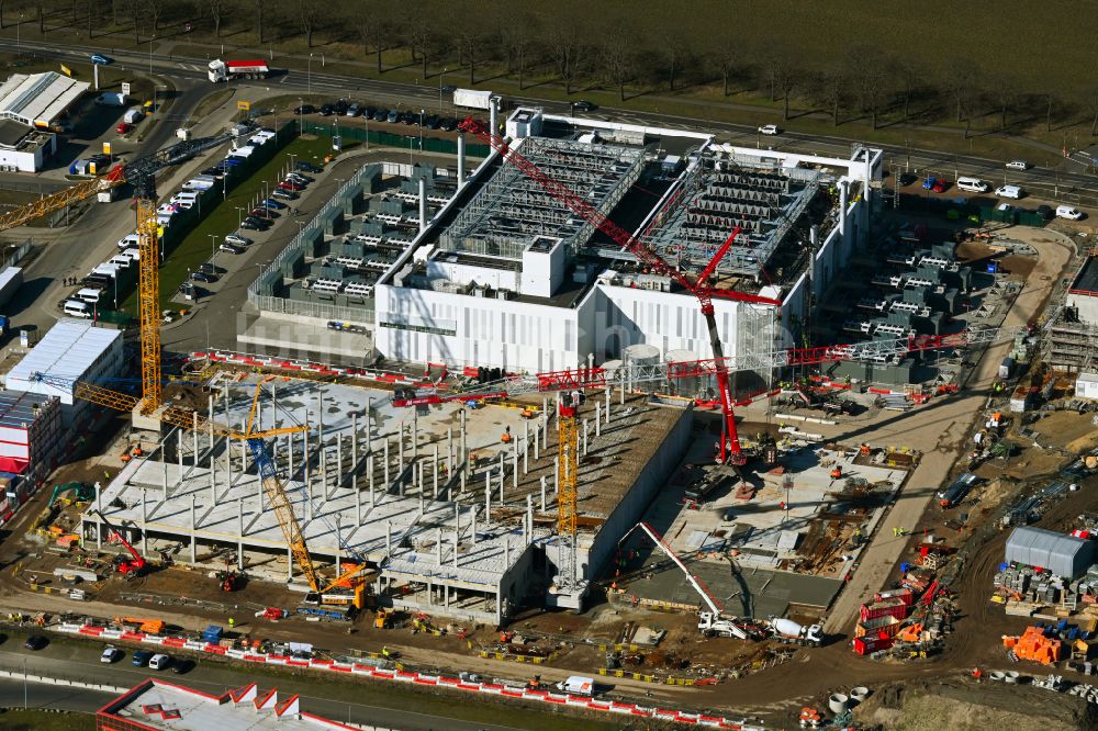 Luftbild Mittenwalde - Neubau des Rechenzentrums in Mittenwalde im Bundesland Brandenburg, Deutschland