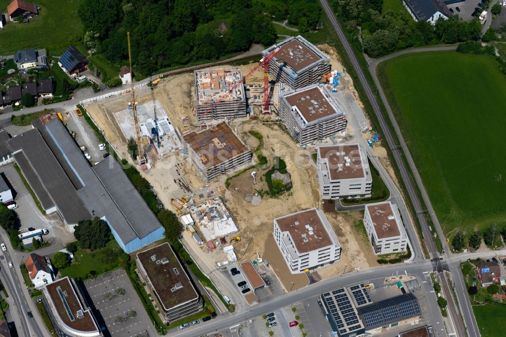 Luftaufnahme Bottighofen - Neubau Rivage Bottighofen in Bottighofen im Kanton Thurgau, Schweiz