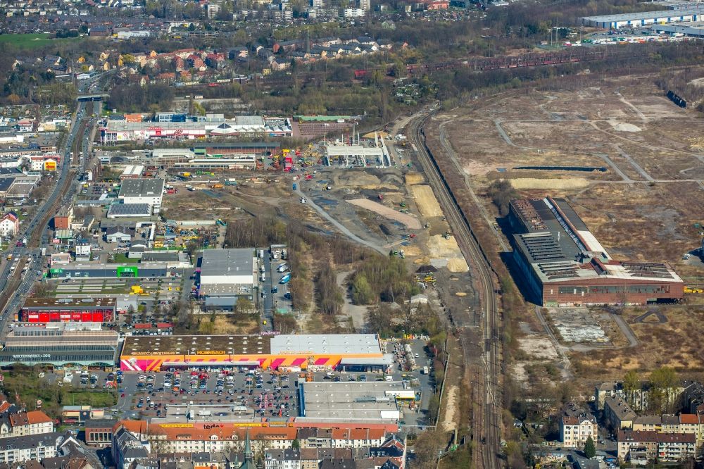 Dortmund aus der Vogelperspektive: Neubau RRX- Betriebswerk in Dortmund im Bundesland Nordrhein-Westfalen