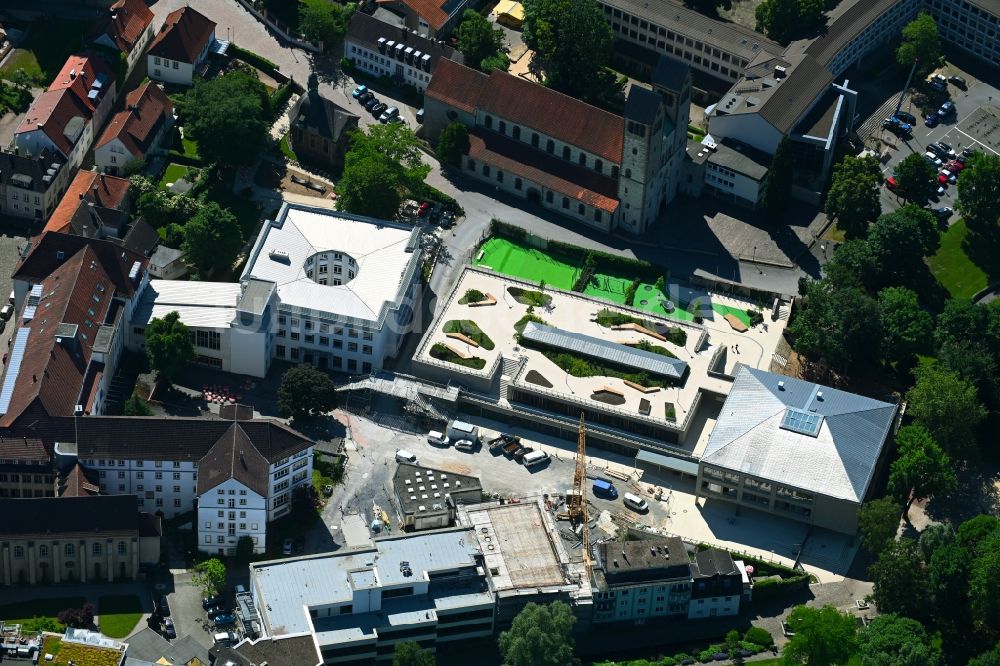 Luftaufnahme Paderborn - Neubau des Schulgebäudes Grundschule St. Michael in Paderborn im Bundesland Nordrhein-Westfalen, Deutschland