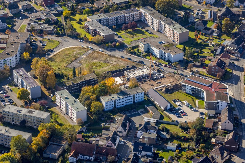 Luftbild Hamm - Neubau Seniorenzentrum in Hamm im Bundesland Nordrhein-Westfalen, Deutschland