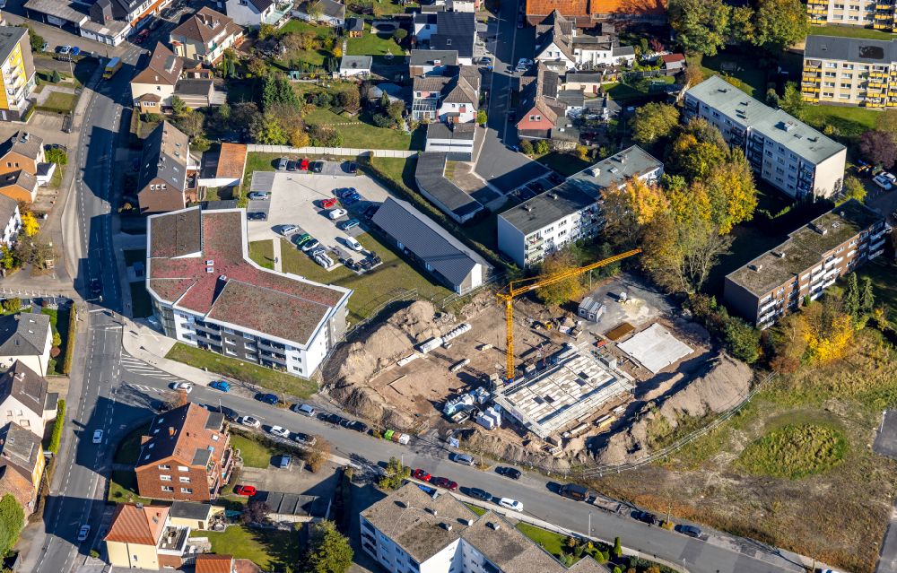 Hamm von oben - Neubau Seniorenzentrum in Hamm im Bundesland Nordrhein-Westfalen, Deutschland