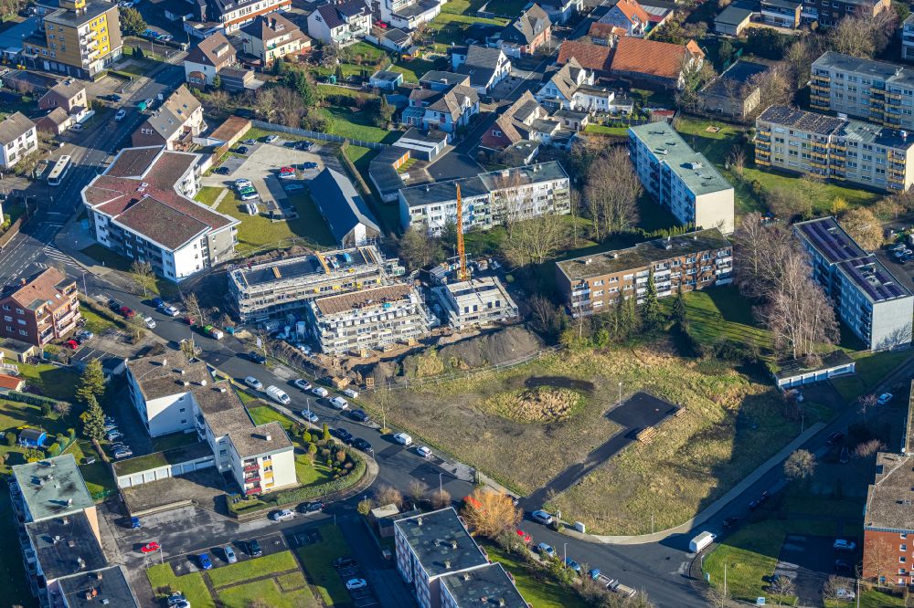 Luftaufnahme Hamm - Neubau Seniorenzentrum in Hamm im Bundesland Nordrhein-Westfalen, Deutschland