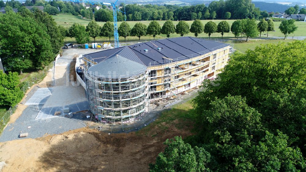 Luftbild Hennef (Sieg) - Neubau des Sibilla-Hospiz in Hennef-Bödingen im Bundesland Nordrhein-Westfalen, Deutschland