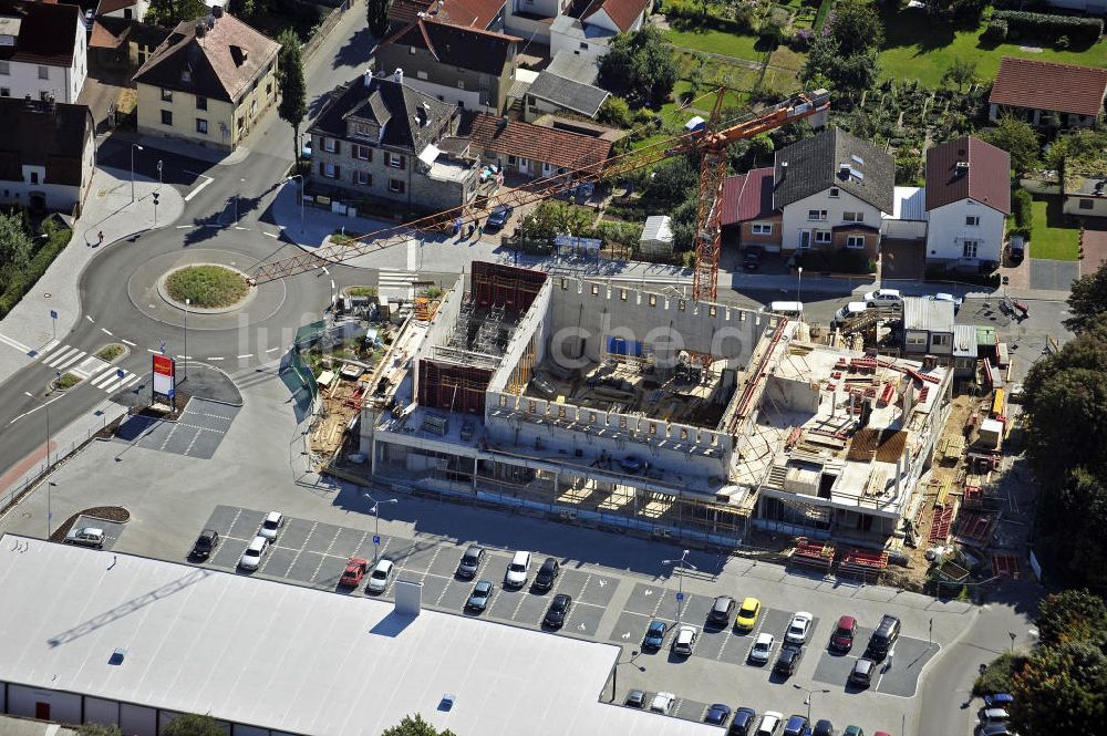 Luftaufnahme Dieburg - Neubau der Stadthalle Dieburg
