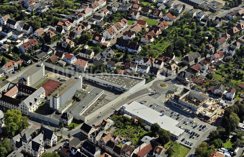 Luftbild Dieburg - Neubau der Stadthalle Dieburg
