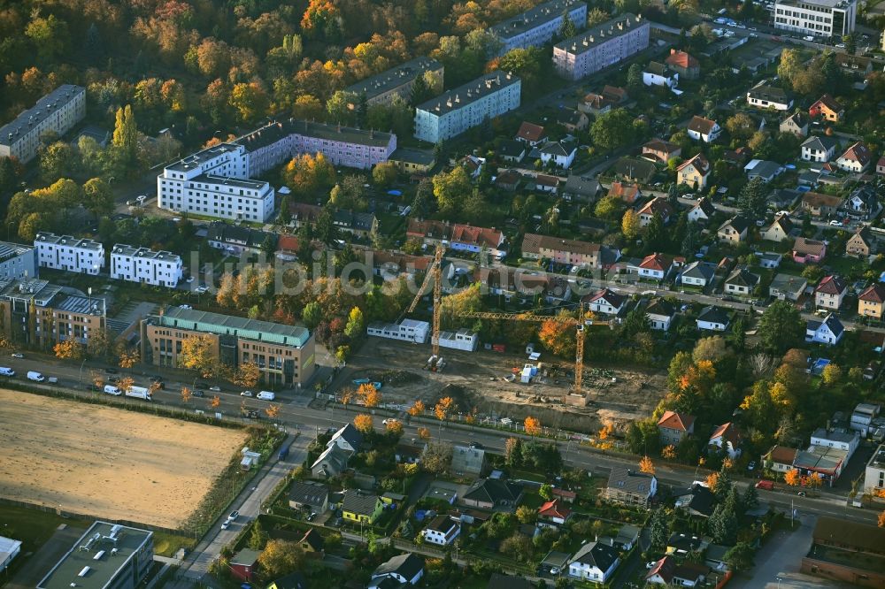 Berlin von oben - Neubau eines Studenten- Wohnheim in Berlin, Deutschland