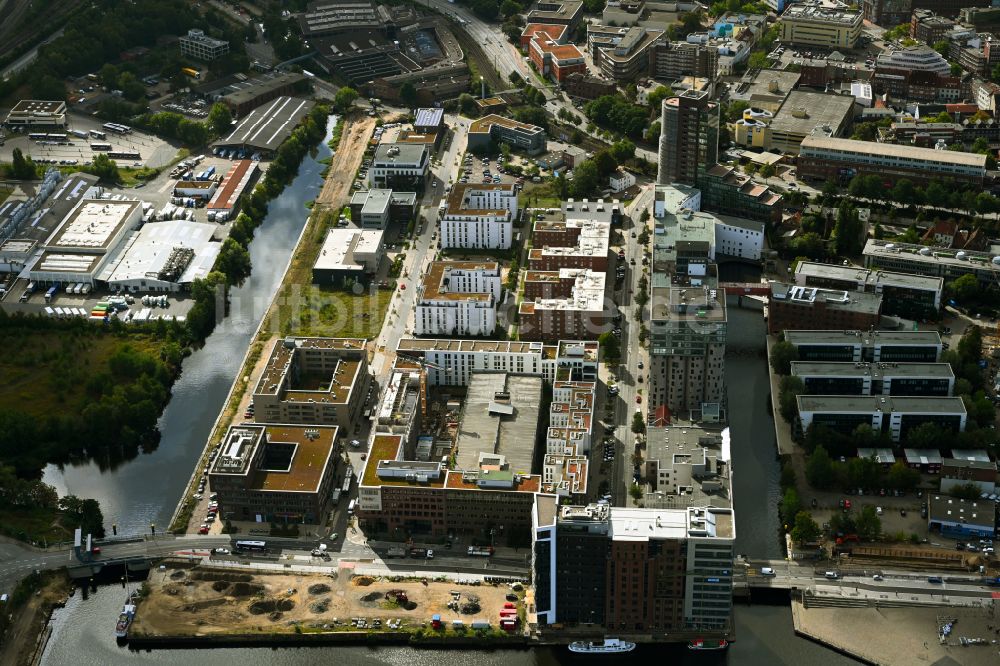 Luftbild Hamburg - Neubau eines Studenten- Wohnheim in Hamburg, Deutschland