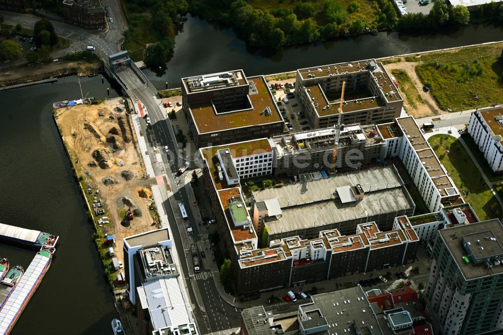 Luftaufnahme Hamburg - Neubau eines Studenten- Wohnheim in Hamburg, Deutschland
