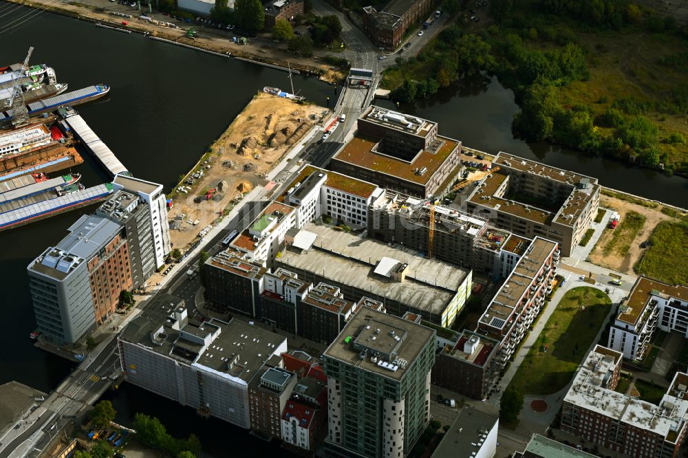 Hamburg aus der Vogelperspektive: Neubau eines Studenten- Wohnheim in Hamburg, Deutschland