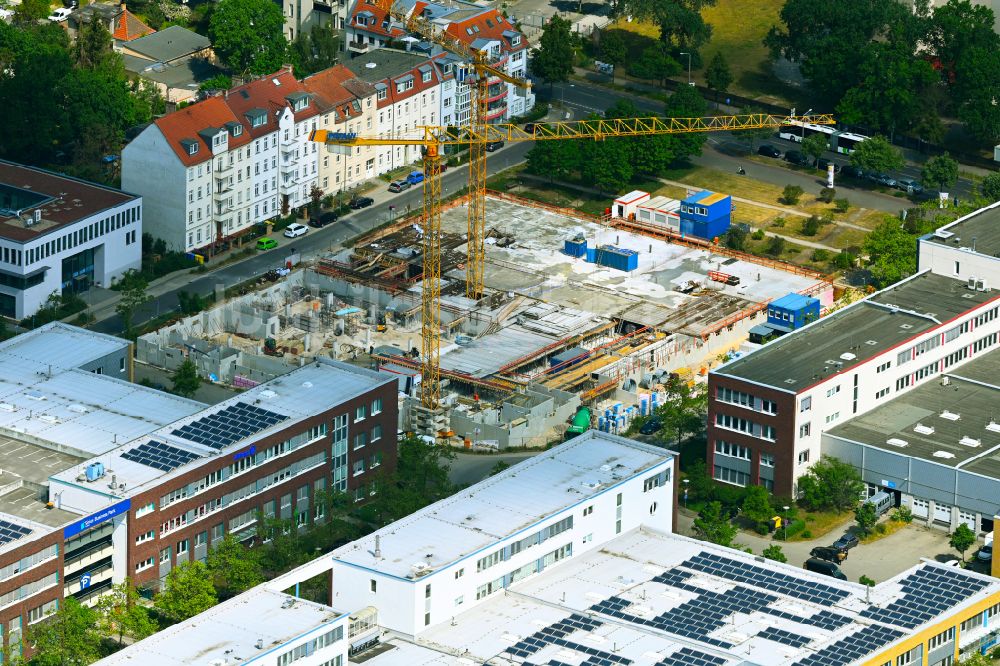 Luftaufnahme Potsdam - Neubau eines Studenten- Wohnheim in Potsdam im Bundesland Brandenburg, Deutschland