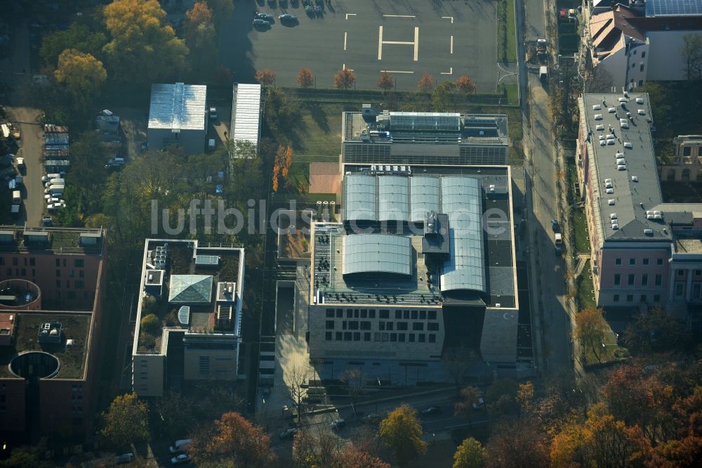 Luftaufnahme Berlin - Neubau Türkische Botschaft in Berlin Tiergarten
