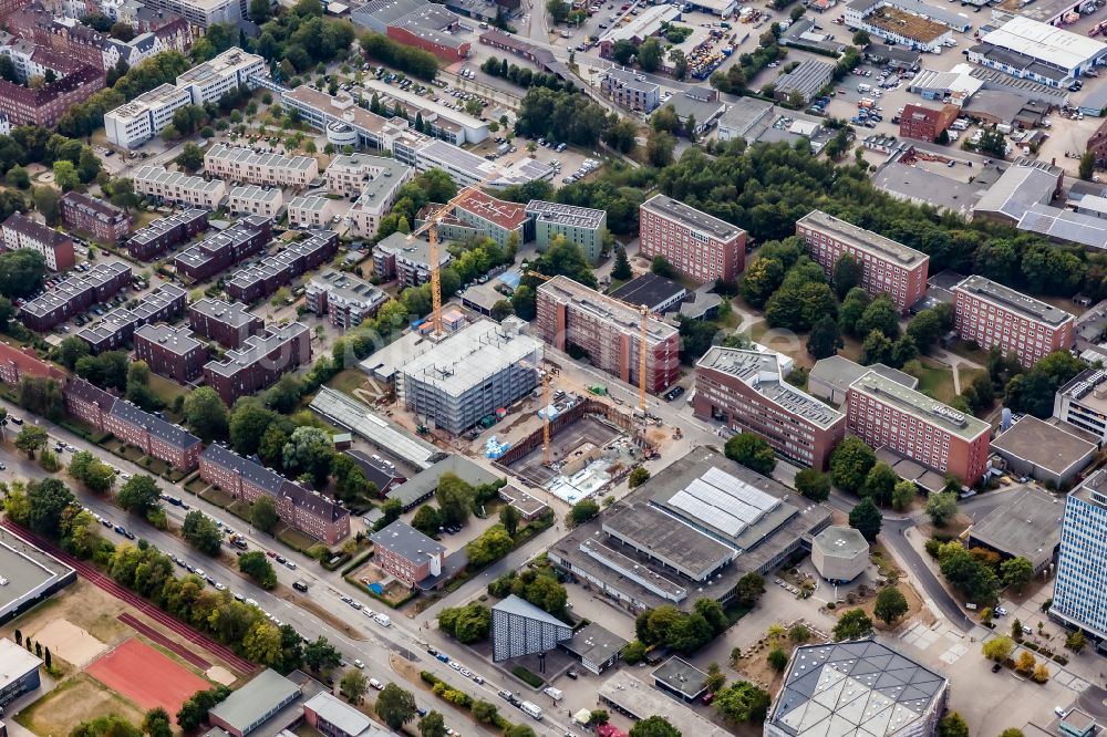 Luftbild Kiel - Neubau im Universitäts- Bereich in Kiel im Bundesland Schleswig-Holstein, Deutschland
